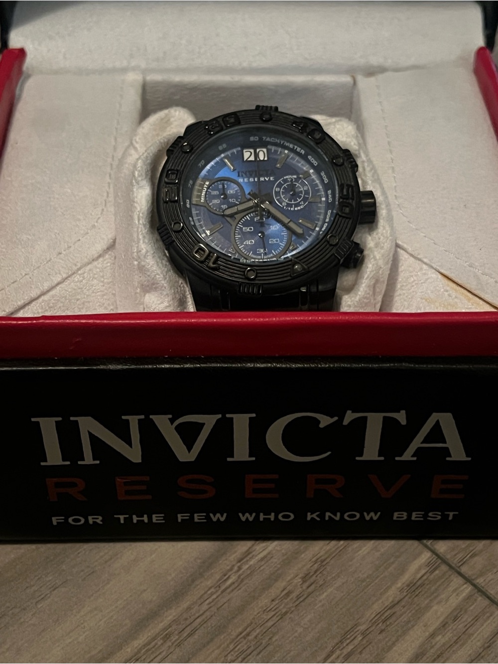 Invicta Reserve Ocean Speedway Model 10594 Blue Dial